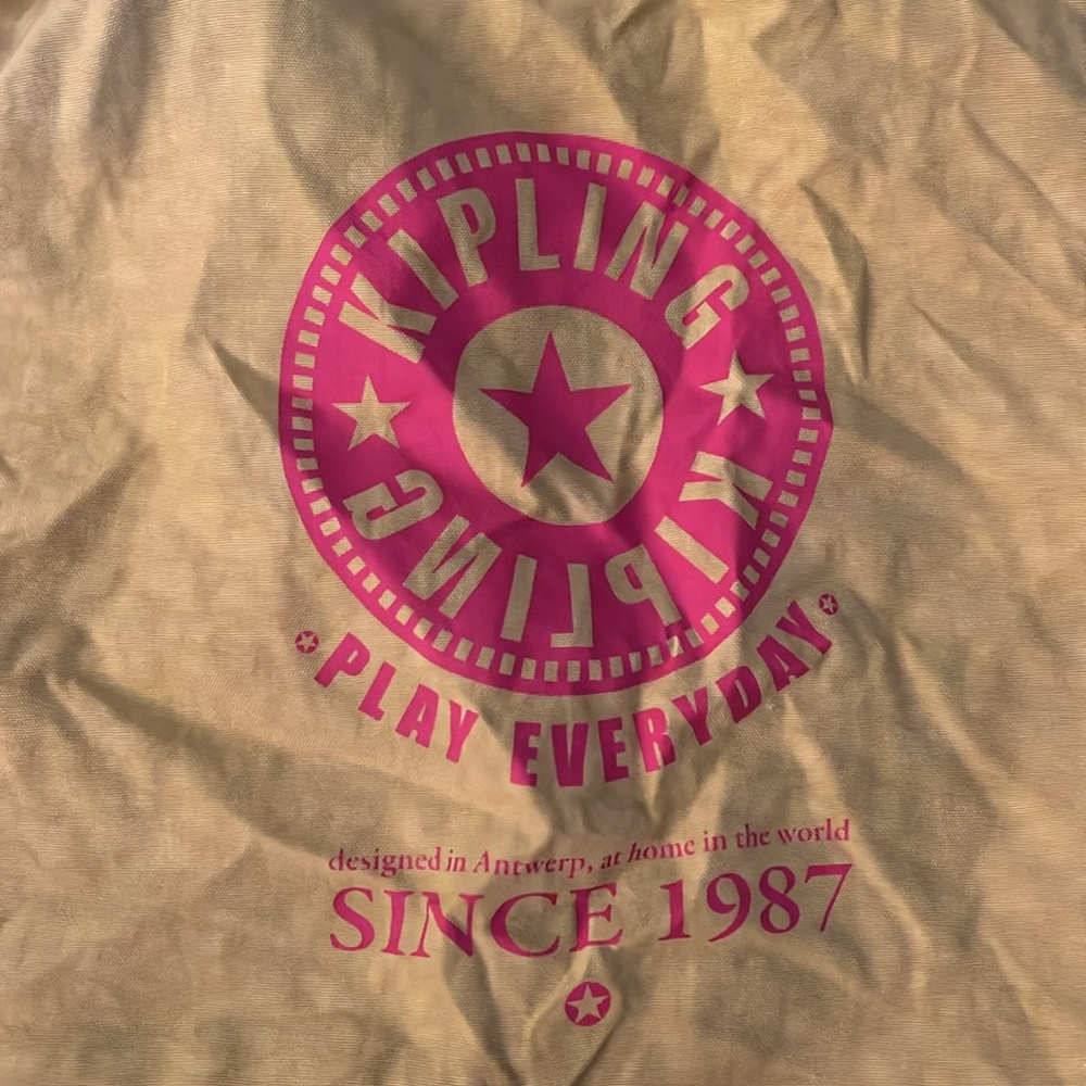 Kipling Drawstring Bag - image 2